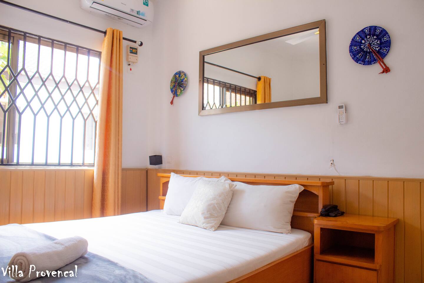 Room 6 is a cosy getaway - a double bedroom ensuite with a ceiling fan, tv, AC and a mini-fridge.